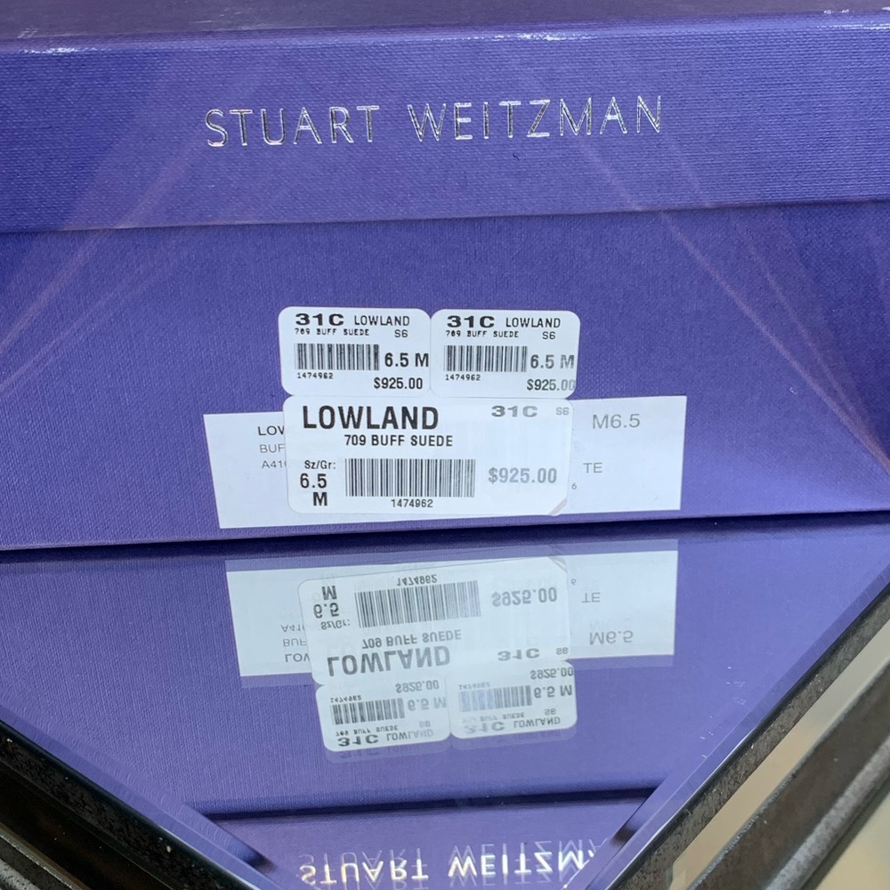 Stuart Weitzman Lowland In Buff - Picture 10 of 13